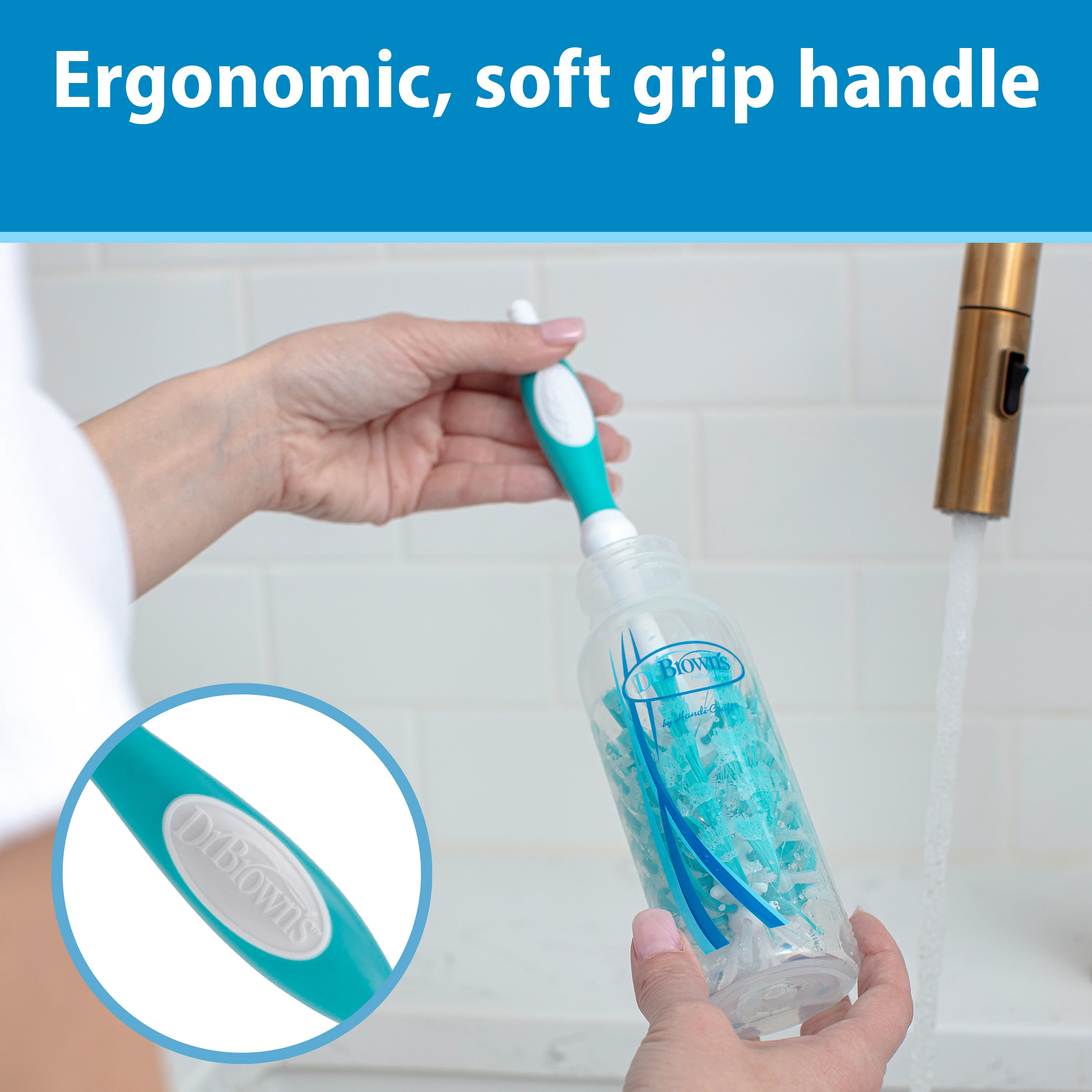 Dr. Brown's Deluxe Baby Bottle Brush - Image 4
