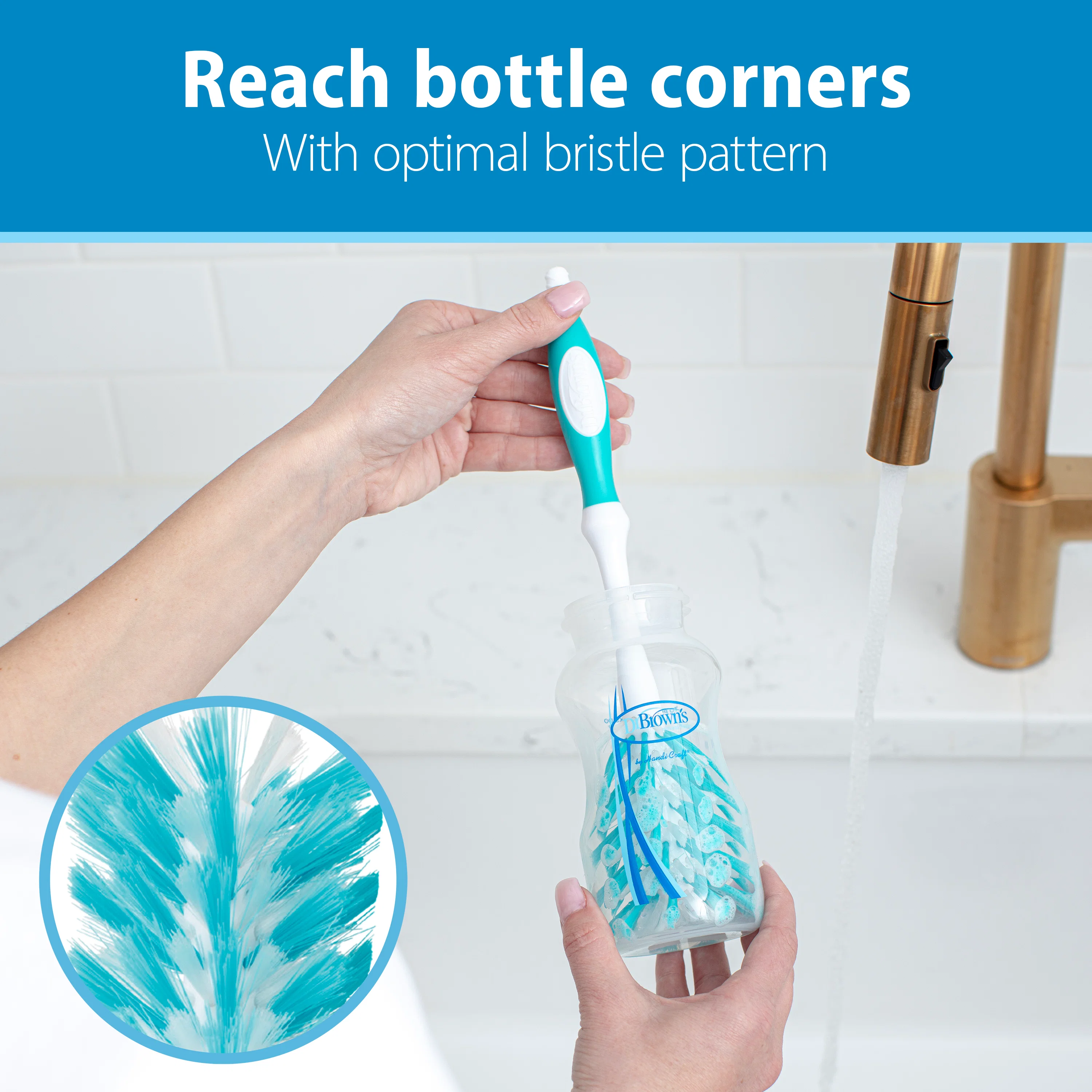 Dr. Brown's Deluxe Baby Bottle Brush - Image 5