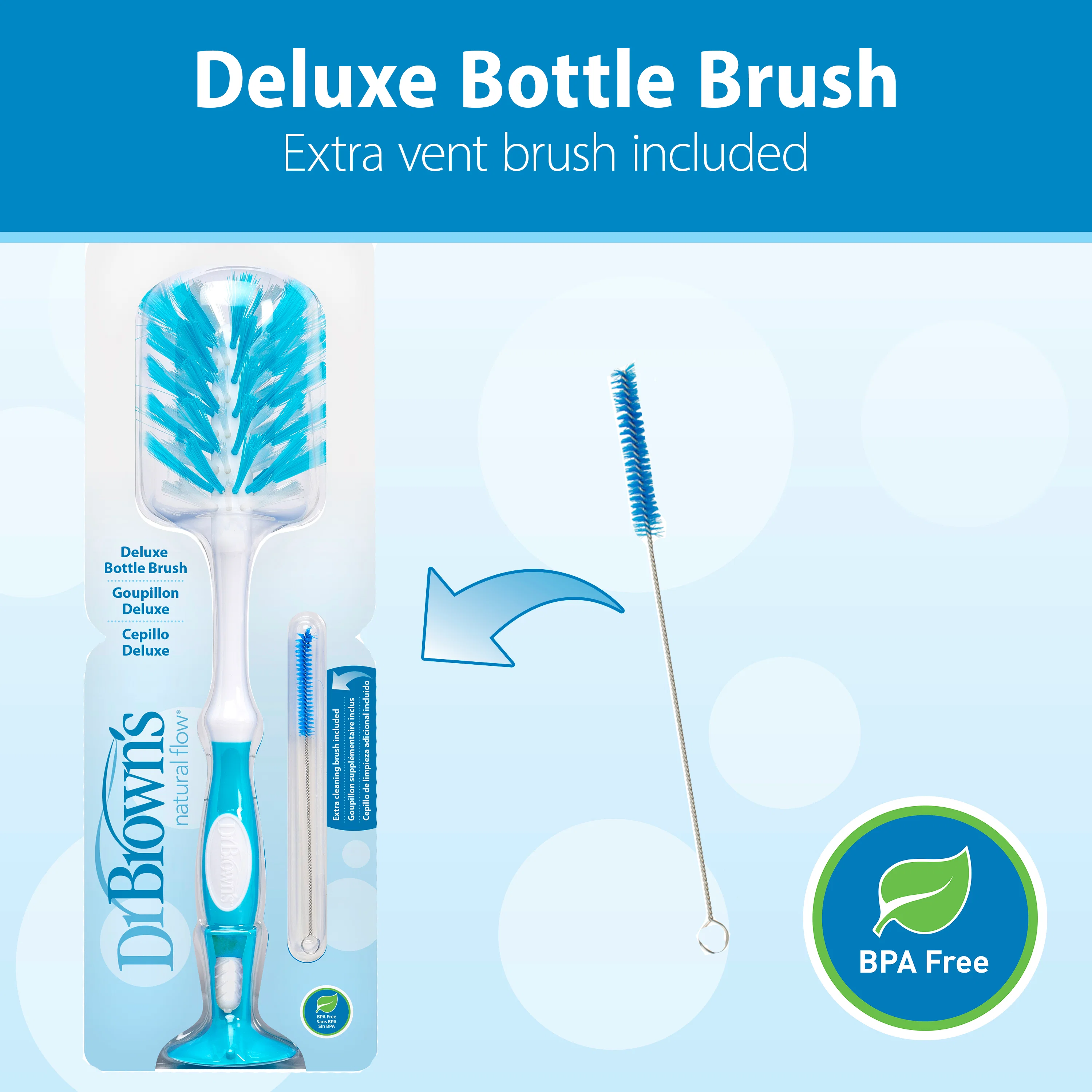 Dr. Brown's Deluxe Baby Bottle Brush - Image 6