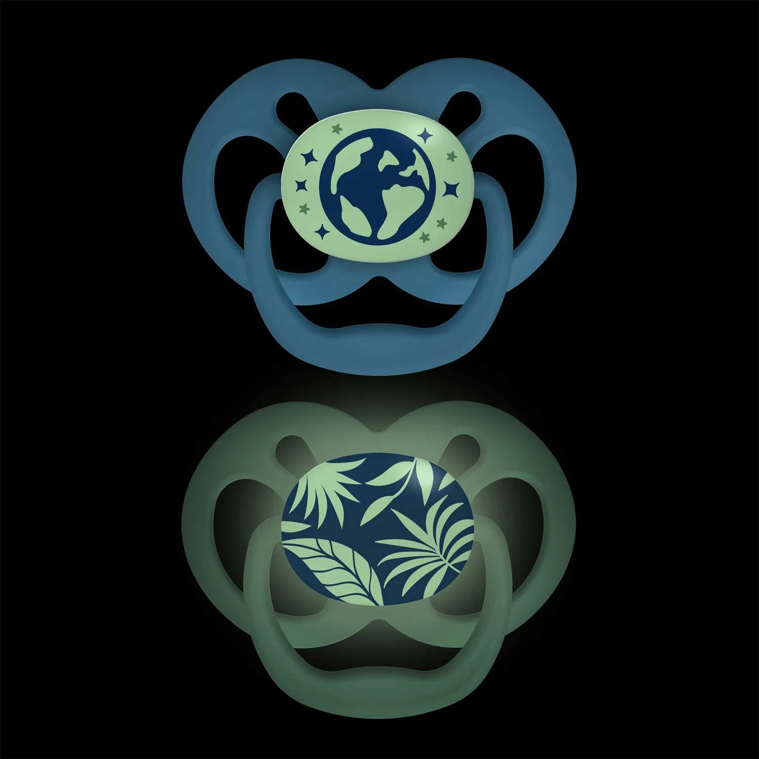 Dr. Brown's™ Advantage™ Glow-in-the-Dark Pacifiers, Ages 6-18 months, 2 Count - Image 3