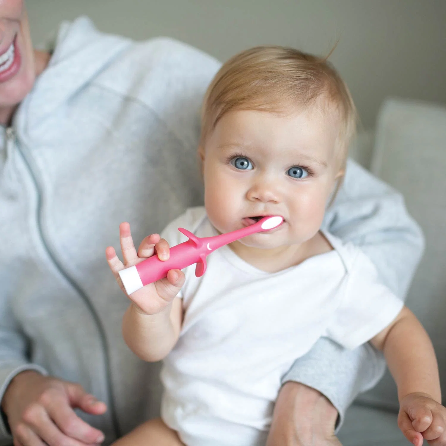 Dr. Brown's Infant-to-Toddler Toothbrush, Elephant, 1-Pack - Image 4